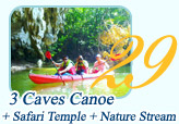 3 Caves Canoe Safari Temple and Nature Stream