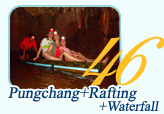 Pungchang Cave + Rafting + Waterfall